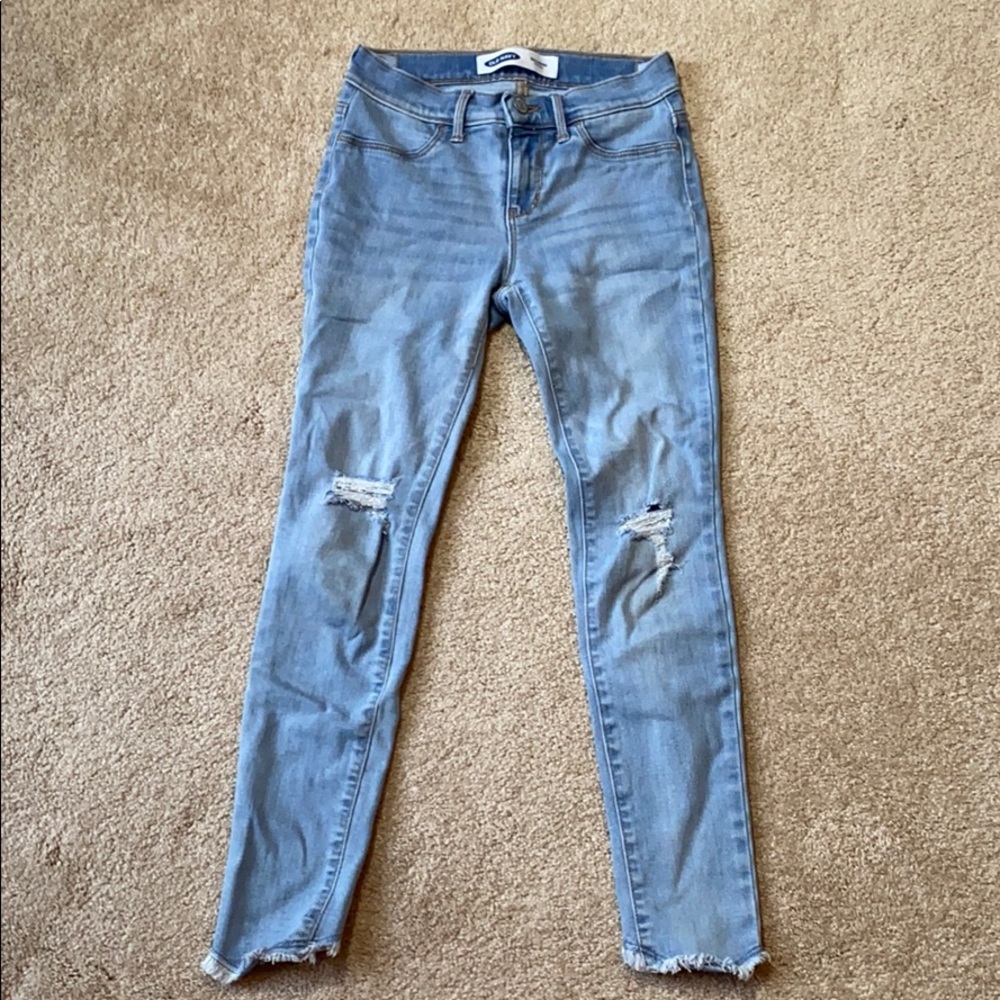GIRLS SIZE 10 Old Navy Ripped Jeans.